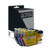 Cartouche compatible jet d'encre noir cyan magenta jaune Brother LC3219XL, B8B3219XLB/CL