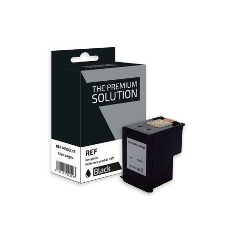Cartouche compatible jet d'encre tête imp. noir HP CH563EE, C8H301BXL