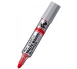 Marqueur pentel maxiflo tableau blanc bouton poussoir pointe ultra-large longueur   ecriture 750m rouge