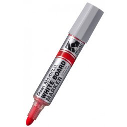 Marqueur effaçable Pentel Maxiflo White Board pointe ogive 4 mm rouge