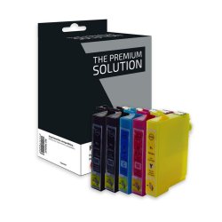 Cartouche compatible jet d'encre noir cyan magenta jaune Epson T1295 - Pomme, B8E129B/CLXL