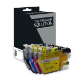 Pack de 4 cartouches compatibles jet d'encre Brother LC3213 B8B3213B/CL