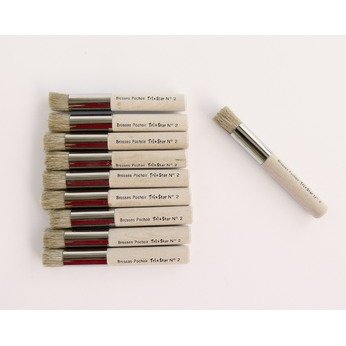 Brosse pour pochoir nº2 diamètre 10mm