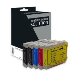Cartouche compatible jet d'encre noir cyan magenta jaune Brother LC970/LC1000, B8B970/1000B/CLXL