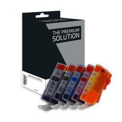 Cartouche compatible jet d'encre NCMJ photo Canon PGI-525 / CLI-526, B8C525/526B/CL