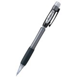 Porte-mine 0,5 mm rechargeable corps plastique transparent grip caoutchouc couleur FIESTA