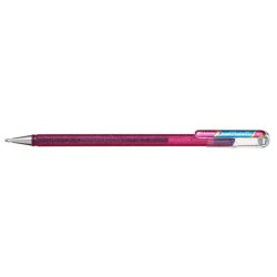 Roller DualMetallic encre gel. Pointe large 1 mm. Coloris Rose + Bleu métallique