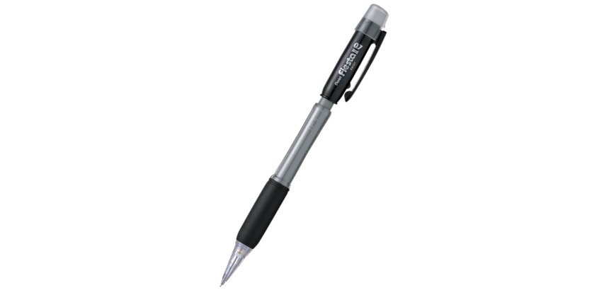 Porte-mine pentel fiesta 0.7mm rechargeable grip       caoutchouc gomme avec         capuchon contient 2 mines hb