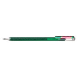 Roller DualMetallic encre gel. Pointe large 1 mm. Coloris Vert + Rouge métallique