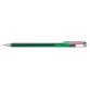 Roller DualMetallic encre gel. Pointe large 1 mm. Coloris Vert + Rouge métallique