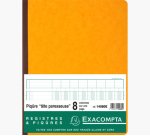 Manifold comptable exacompta piqué tête paresseuse 320x250mm vertical 31 lignes 80 pages 8 colonnes/page