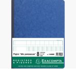 Manifold comptable exacompta piqué tête paresseuse 320x250mm vertical 31 lignes 80 pages 8 colonnes/page
