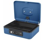 Caisse à monnaie Deluxe, 300 mm, bleu