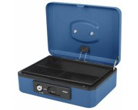 Caisse à monnaie Deluxe, 300 mm, bleu