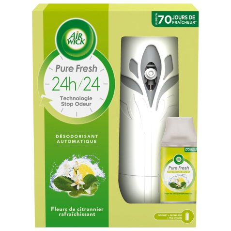 Diffuseur pure rafraichissant livré avec recharge de parfum agrume