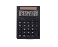 Calculatrice maul bureau eco 650 12 chiffres ecran 1 ligne 3 touches memoires touche pourcentage racines coloris noir