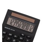 Calculatrice maul bureau eco 650 12 chiffres ecran 1 ligne 3 touches memoires touche pourcentage racines coloris noir