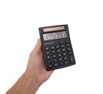 Calculatrice maul bureau eco 650 12 chiffres ecran 1 ligne 3 touches memoires touche pourcentage racines coloris noir