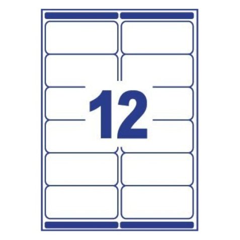 Etiquette d'adresse, 99,1 x 42,3 mm, blanc