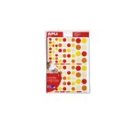 Gommette apli kids enlevable coloris camaïeux assortis 160x216mm pack 6900 unités
