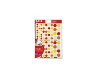 Gommette apli kids enlevable coloris camaïeux assortis 160x216mm pack 6900 unités