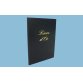 Livre d'Or format 21x29,7cm Noir 148 pages. Couverture aspect cuir