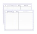 Registre des Visiteurs, 210 x 297 mm, 96 pages