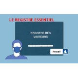 Registre des Visiteurs, 210 x 297 mm, 96 pages