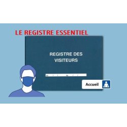 Registre des Visiteurs, 210 x 297 mm, 96 pages