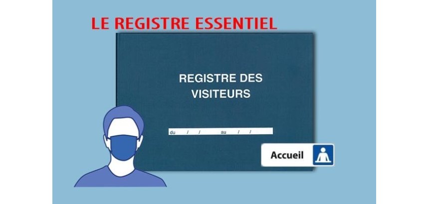 Registre elve visiteurs 96 pages format 297x210mm
