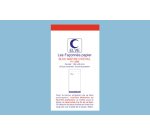 Bloc maître d'hôtel elve papier autocopiant numéroté 1/50 85x150mm 50 duplis bleu rouge