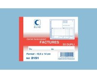 Manifold elve autocopiant 105x140mm foliotage 50 duplis factures