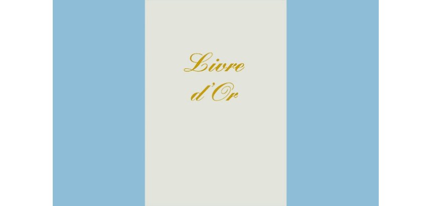 Livre d'or 'Livre d'Or', 210 x 160 mm