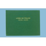 Registre 'Livre de police métaux précieux', 200 pages