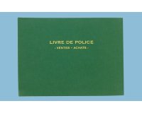Registre 'Livre de police métaux précieux', 200 pages