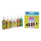 Set de 6 flacons 20ml Diams 3D Mini Total Métal - couleurs métallisées assorties