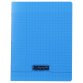 Cahier piqué 8000 POLYPRO 17x22 cm 96 pages grands carreaux 90 g - Assortis