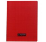 Cahier piqué 8000 POLYPRO 17x22 cm 96 pages grands carreaux 90 g - Assortis
