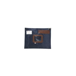 Pochette navette Bleue en PVC dimensions : 42x32cm