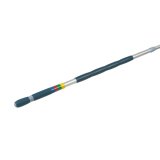 Manche télescopique en aluminium - Diamètre 3 cm, longueur 100 à 180 cm coloris inox Bleu