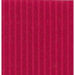 CARTON ONDULÉ, Rouleau moyenne cannelure 300g/m2 au format 50x70cm - Rouge