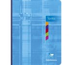 Cahier de textes brochure 17x22cm 144 pages grands carreaux Couleur aléatoire - Assortis