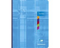 Cahier de textes brochure 17x22cm 144 pages grands carreaux Couleur aléatoire - Assortis