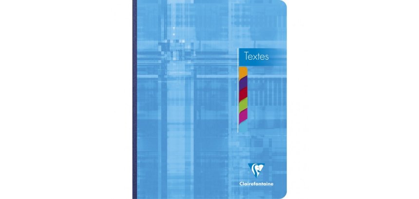 Cahier de textes brochure 17x22cm 144 pages grands carreaux Couleur aléatoire - Assortis