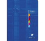 Cahier de textes brochure 17x22cm 144 pages grands carreaux Couleur aléatoire - Assortis