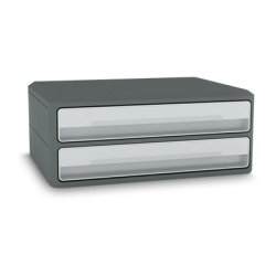 CEP Module de rangement/support d'écran MoovUp, 2 tiroirs