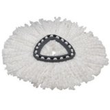 Recharge Frange en microfibre Blanche pour starterkit UltraSpin Mini - Dim. : L3 x H0,5 x P3 cm