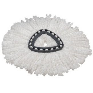 Recharge Frange en microfibre Blanche pour starterkit UltraSpin Mini - Dim. : L3 x H0,5 x P3 cm