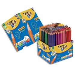 Crayon couleur bic kids evolution corps hexagonal     mine tres solide maxi         classpack 288un
