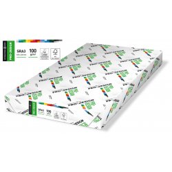 Ramette 500 feuilles papier extra Blanc satiné PRO DESIGN SRA3 100G CIE 168